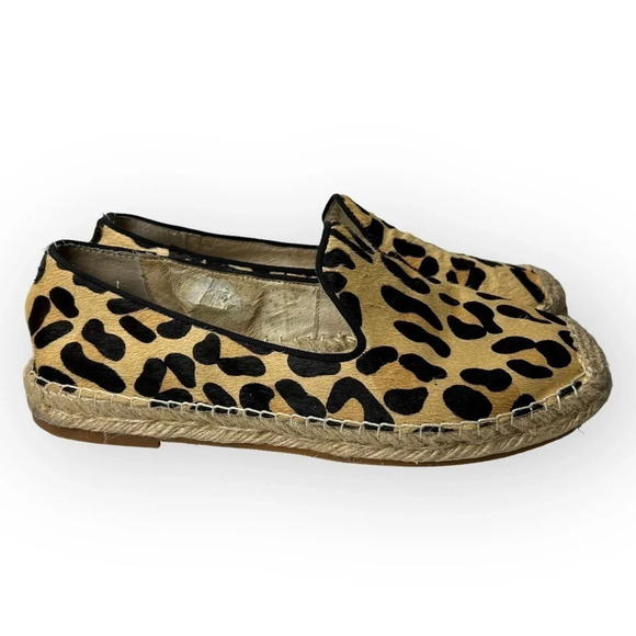 Windsor Smith Brie Ocelot Pony Hair Espadrilles - Picture 3 of 12